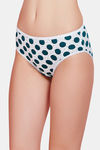Rosaline Pure Cotton Full Coverage Slim Elastic Brief (Pack of 3)- Polkas n Dot Print — thumbnail 4